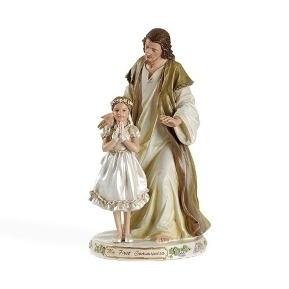 Jesus figure with Girl